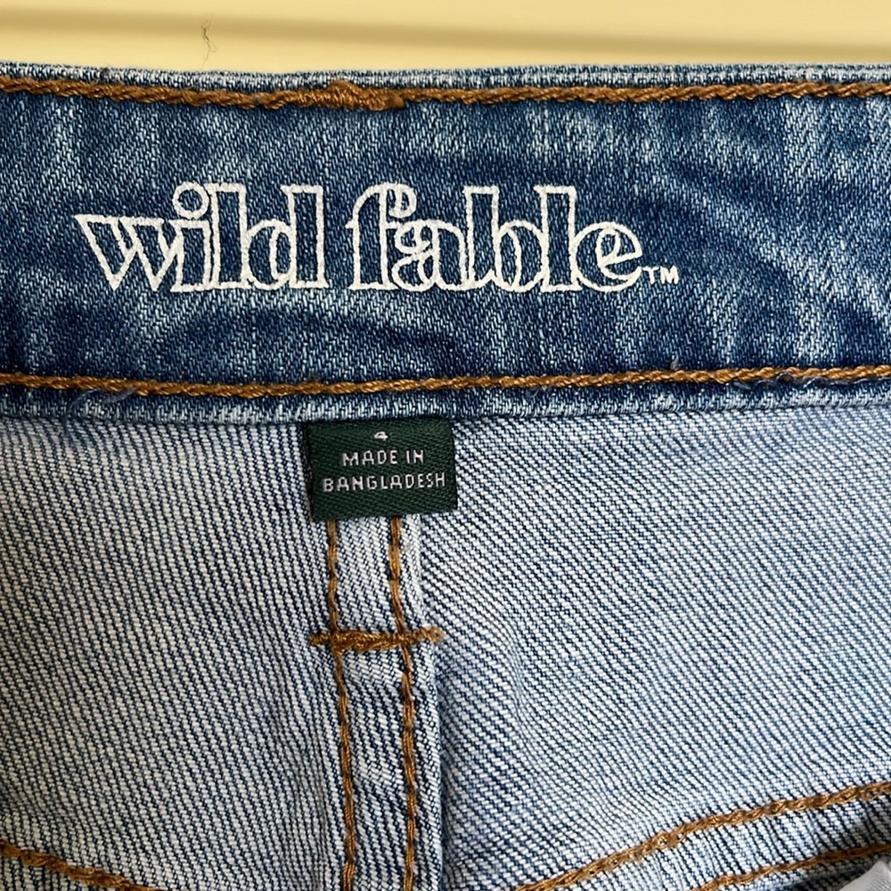 Wild Fable High Rise Ripped Mom Jeans - Picture 2 of 2